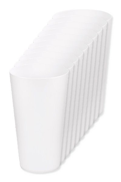 Förpackning med 10 GiftRetail MO9907 - FESTA LARGE Återanvändbar eventkopp 500ml
