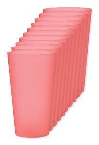 Transparent röd
