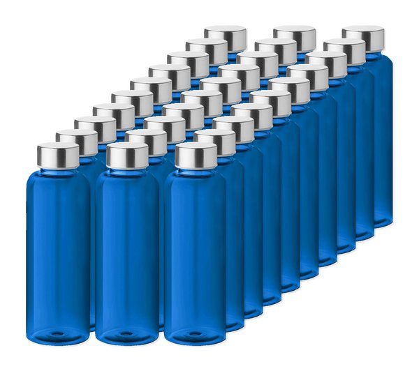 Förpackning med 100 GiftRetail MO9910 - UTAH RPET Vattenflaska i RPET 500ml
