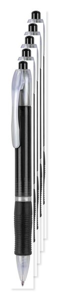 Pack of 5 Goya 23140 - Translucent Plastic Pen - Various Colors TRANSLUCENT