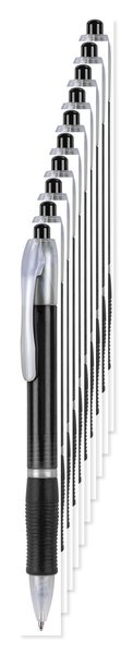 Pack of 10 Goya 23140 - Translucent Plastic Pen - Various Colors TRANSLUCENT