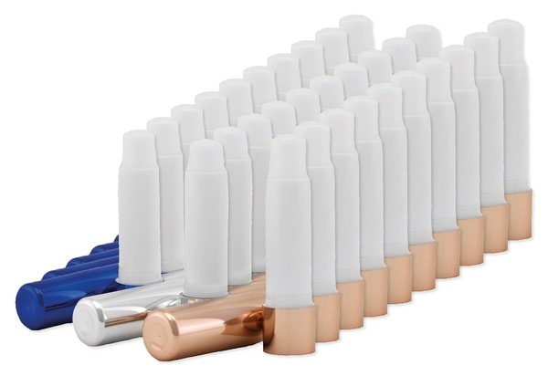 Förpackning med 10 Goya 39500 - Vaniljsmak Läppbalsam i Metallisk Tub 4,5g HYDRA