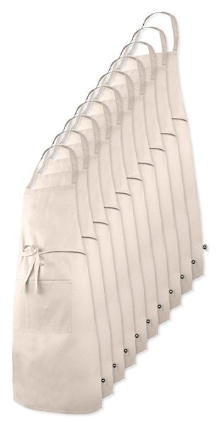 Förpackning med 10 Goya 50546 - Förkläde i återvunnen bomull 140gr/m2 WATERFALL