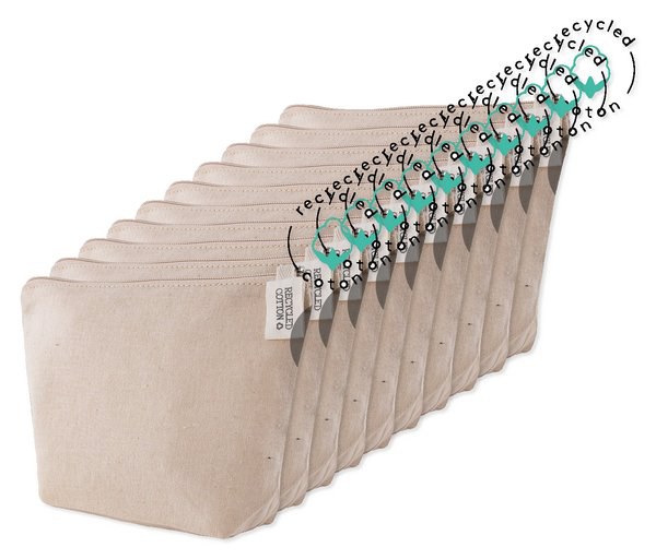 Pack of 10 Goya 50617 - Recycled Cotton Toilet Bag, 140g/m2 TETIAROA