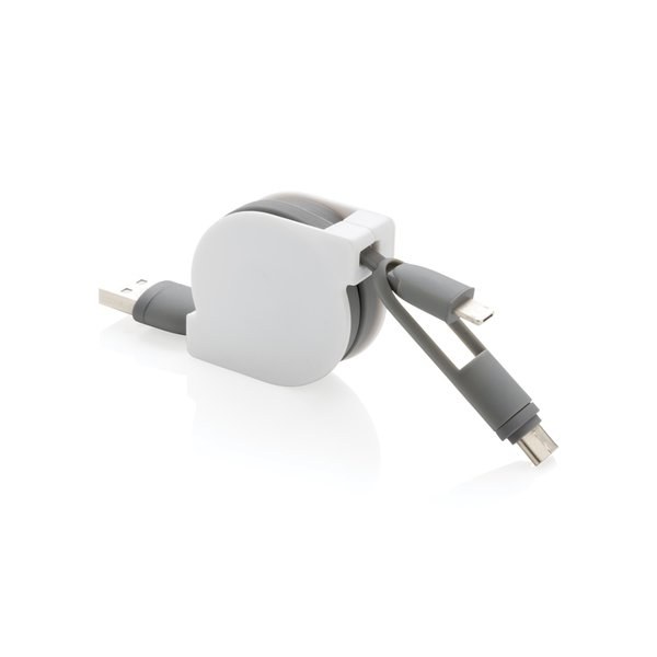 XD Collection P302.22 - Utdragbar 3-i-1 kabel