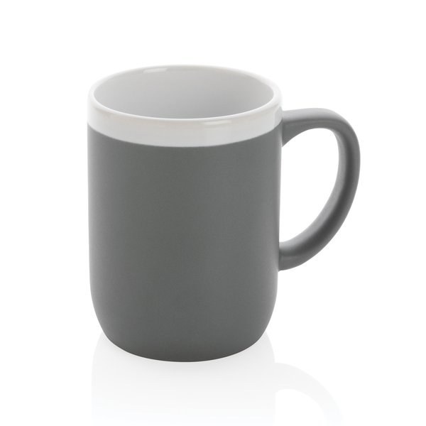 XD Collection P434.09 - Keramikmugg med vit kant 300 ml