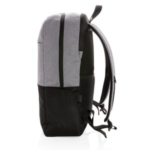 XD Collection P760.05 - Modern 15.6" USB & RFID laptop backpack PVC free