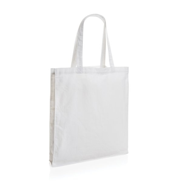 XD Collection P762.64 - Impact AWARE™ shoppingkasse m. bälg återvunnen bomull 145gsm