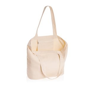XD Collection P762.96 - Impact Aware™ shoppingkasse m/ficka 240 gsm ofärgad rcanvas