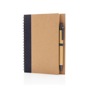 XD Collection P774.26 - Kraft spiral notebook with pen