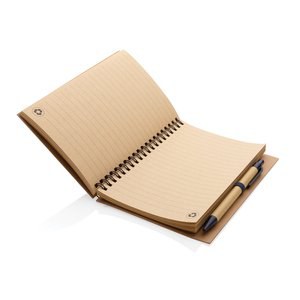 XD Collection P774.26 - Kraft spiral notebook with pen