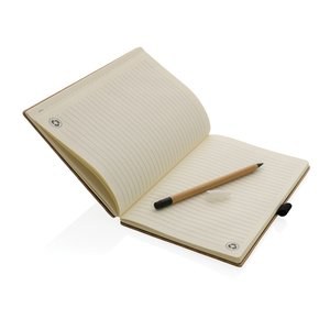 XD Collection P774.46 - Bamboo notebook and infinity pencil set