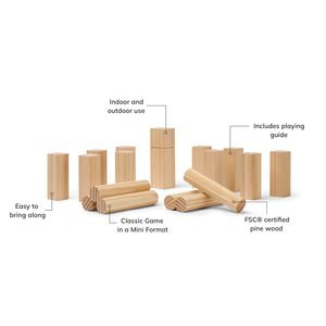 Vinga V45323 - VINGA Kubb mini spel
