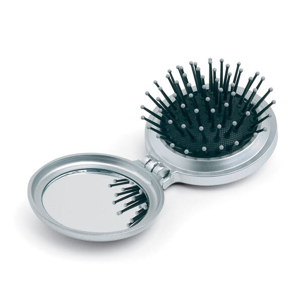 B BEAUTY Vikbar hårborste med spegel - GiftRetail KC2683