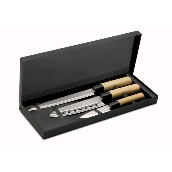 TAKI Japansk stil kniv set - GiftRetail KC6841