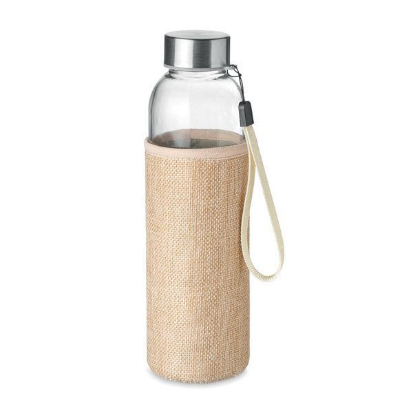 UTAH TOUCH Glasflaska med neoprenfodral - GiftRetail MO6168