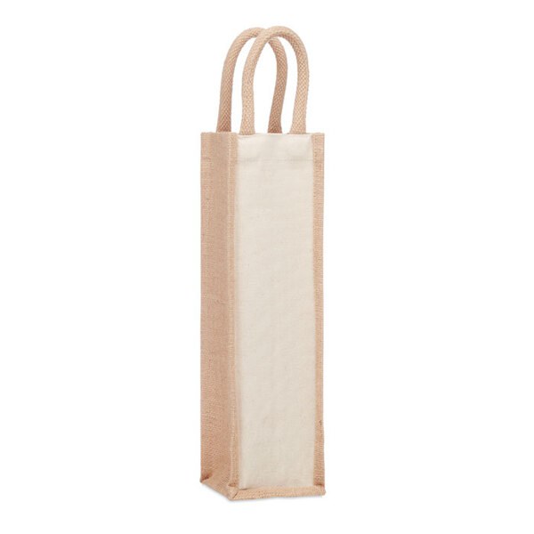 CAMPO DI VINO Presentpåse 1 flaska i jute - GiftRetail MO6258