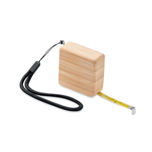 SOKUTEI Måttband i bambu 1m - GiftRetail MO6519