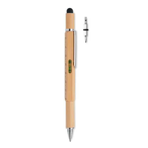 TOOLBAM Vattenpasspenna i bambu - GiftRetail MO6559