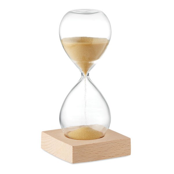 GiftRetail MO6588 - ÖKEN 5 minuters timglas i sand
