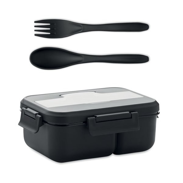 MAKAN Lunchlåda med bestick i PP - GiftRetail MO6646