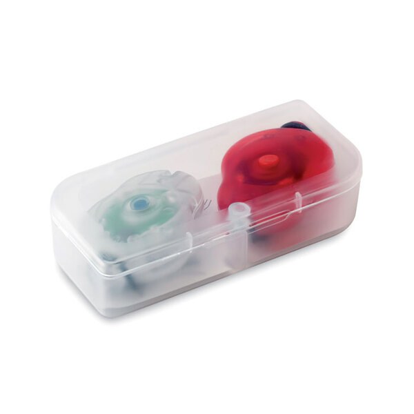 BYLUX 2 cykelljus i PP box - GiftRetail MO8070