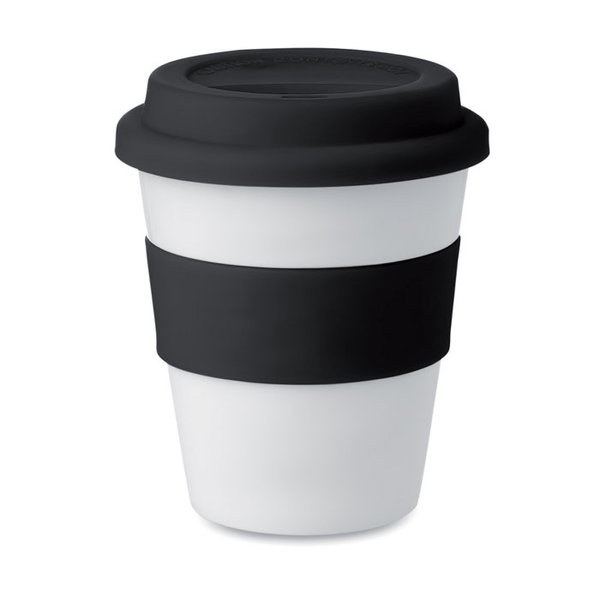 GiftRetail MO8078 - ASTORIA Take away mugg PP silikonlock