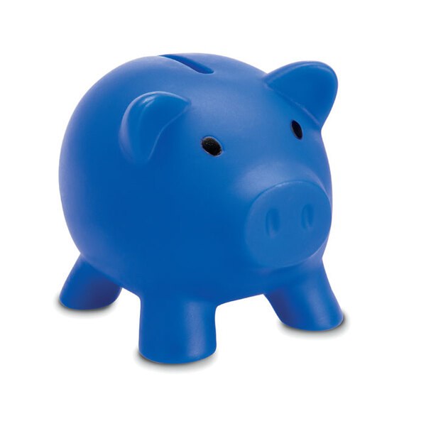 SOFTCO Färgglad Spargris för Barn och Vuxna i PVC - GiftRetail MO8132