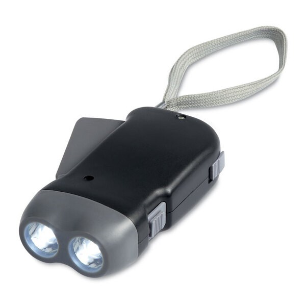 ROBIN 2-LED dynamo-ficklampa - GiftRetail MO8235
