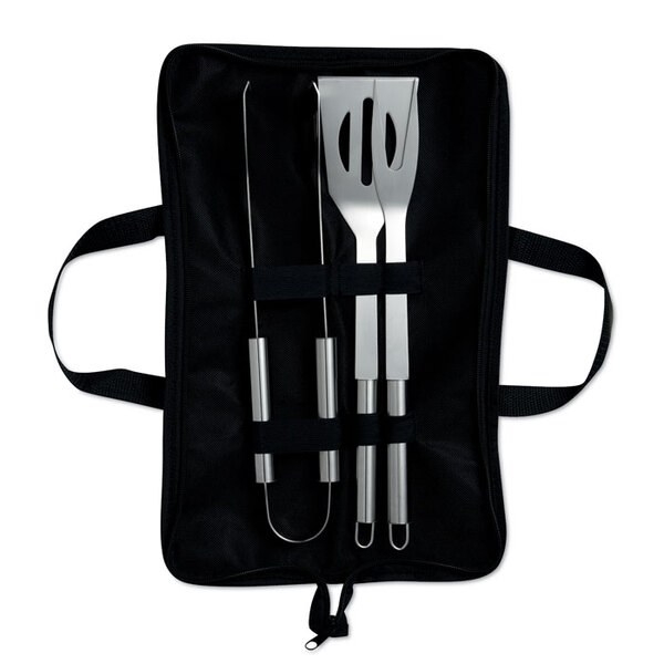 SHAKES 3 st grillredskap i fodral - GiftRetail MO8290