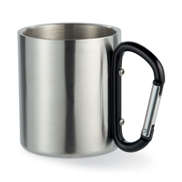 TRUMBO Metallmugg, karbinhake-handtag - GiftRetail MO8313