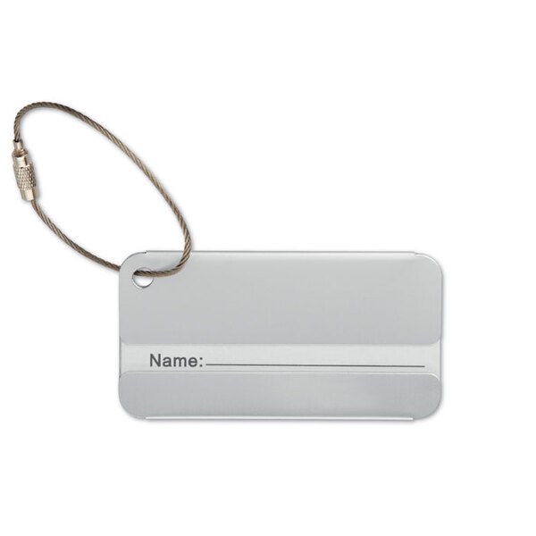 GiftRetail MO8352 - TAGGY Bagage-etikett i aluminium
