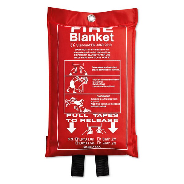 BLAKE Brandfilt i fodral 100x95cm - GiftRetail MO8373