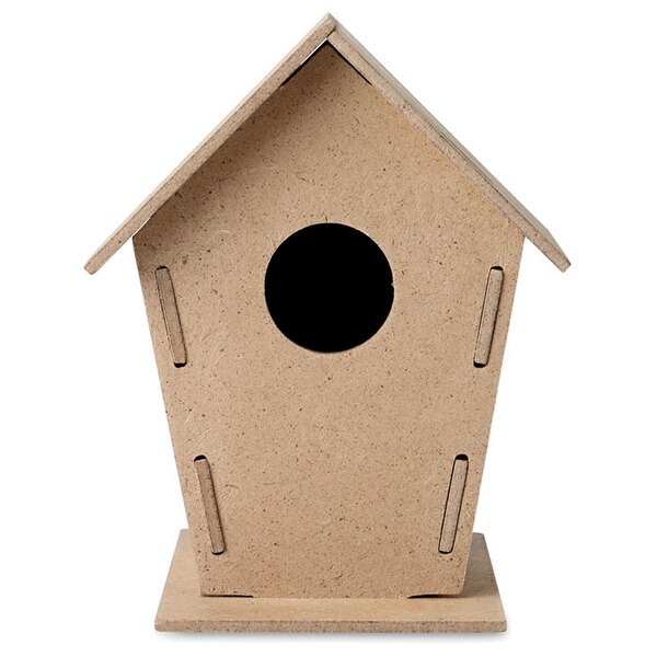 WOOHOUSE Fågelholk trä - GiftRetail MO8532