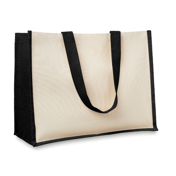 GiftRetail MO8967 - CAMPO DE FIORI Shoppingväska i jute/canvas