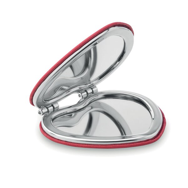 GLOW HEART Hjärtformad Dubbel Spegel med Magnetlås - GiftRetail MO8980