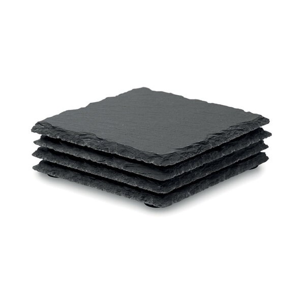 SLATE4 Underlägg i skiffer EVA tassar - GiftRetail MO9124