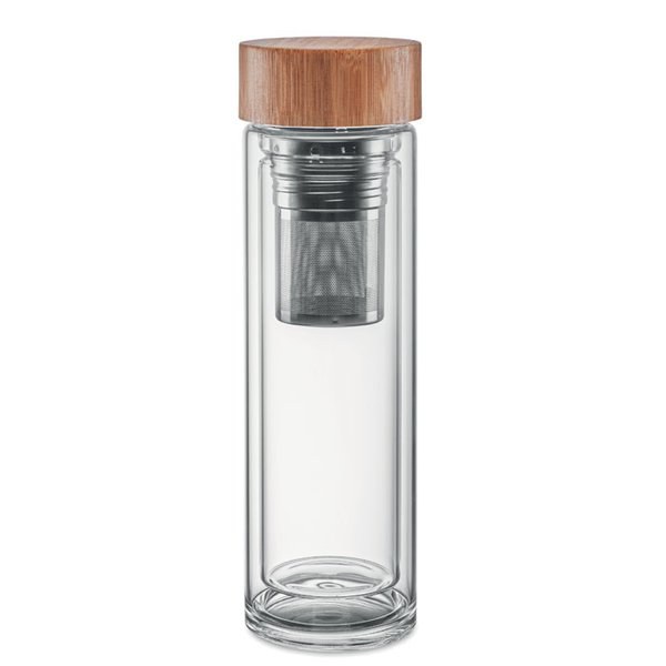 BATUMI GLASS Flaska i glas 400ml - GiftRetail MO9420