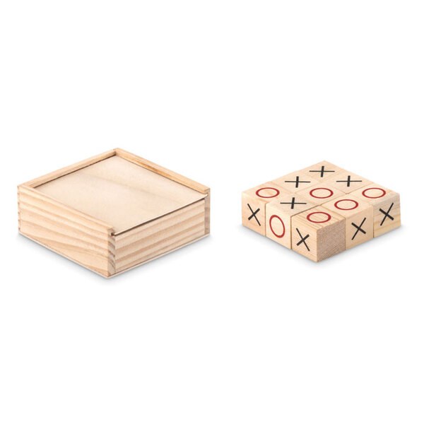 TIC TAC TOE Luffarschack i trä - GiftRetail MO9493