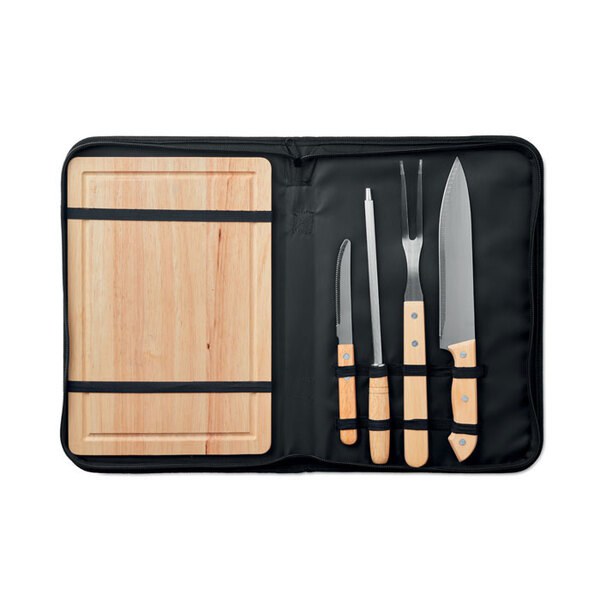 GRILLE Knivset med skärbräda - GiftRetail MO9686