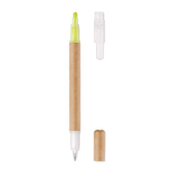 DUO PAPER Överstryknings penna i kartong - GiftRetail MO9895