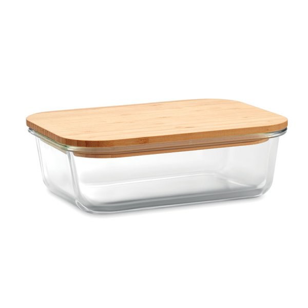 TUNDRA LUNCHBOX Lunchbox i glas/bambu - GiftRetail MO9962