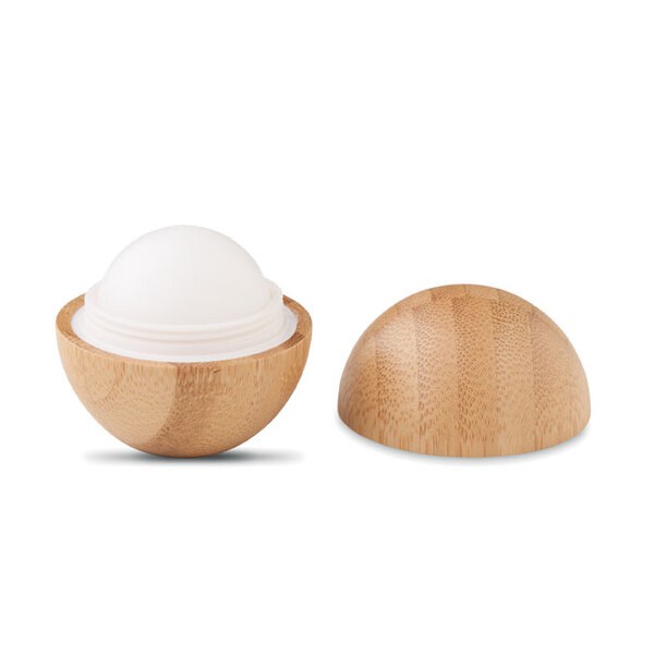 SOFT LUX Lypsyl i rund bambuaskrin - GiftRetail MO6753