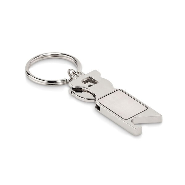TOKEU Nyckelring 1€ kundvagnsmynt - GiftRetail MO6824