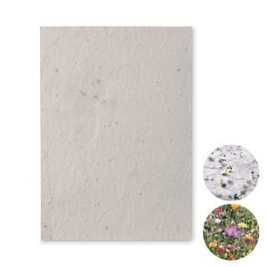 ASIDE A5-blad fröpapper vildblommor - GiftRetail MO6915