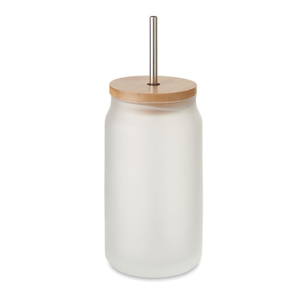 JARBLIM Glas med lock 400ml - GiftRetail MO6919