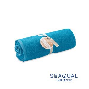 SAND SEAQUAL Eco-Friendly Recycled SEAQUAL® Beach Towel 70x140cm - GiftRetail MO2059