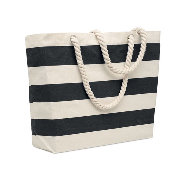 HEAVEN STRIPE Strandväska i bomull 220 gr/m² - GiftRetail MO2126