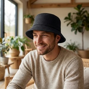 BILGOLA Eco-Friendly Paper Straw Summer Bucket Hat - GiftRetail MO2267