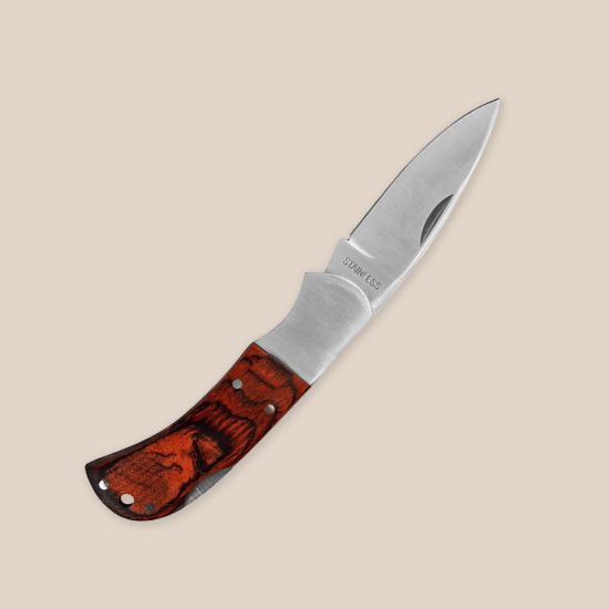 Goya 28347 - Chic Fickkniv med Trähandtag och Rostfritt Blad TOP